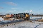 RUPO CSXT 2548 Crosses Rt. 106 in North Leeds